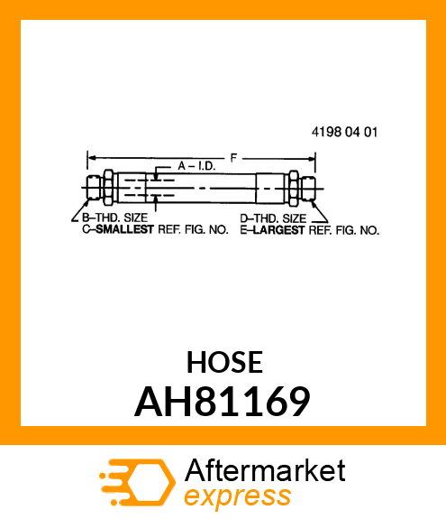 HOSE ASSY AH81169