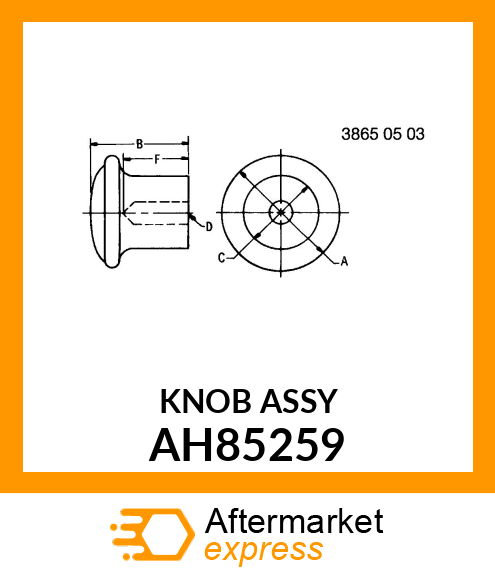 KNOB ASSY AH85259