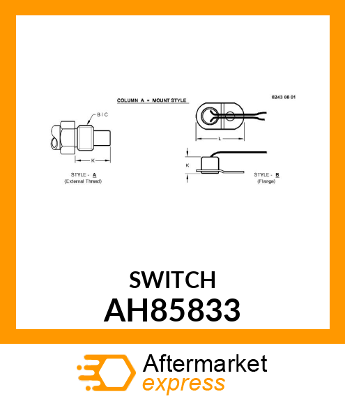SWITCH ASSY AH85833