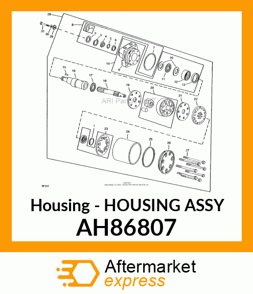 Housing - HOUSING ASSY AH86807