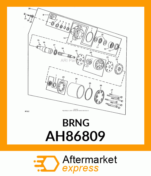 BEARING ASSY AH86809