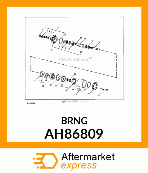 BEARING ASSY AH86809