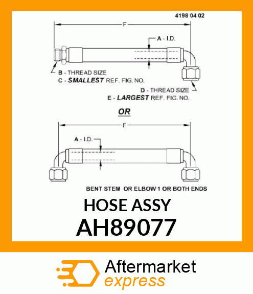 HOSE ASSY AH89077