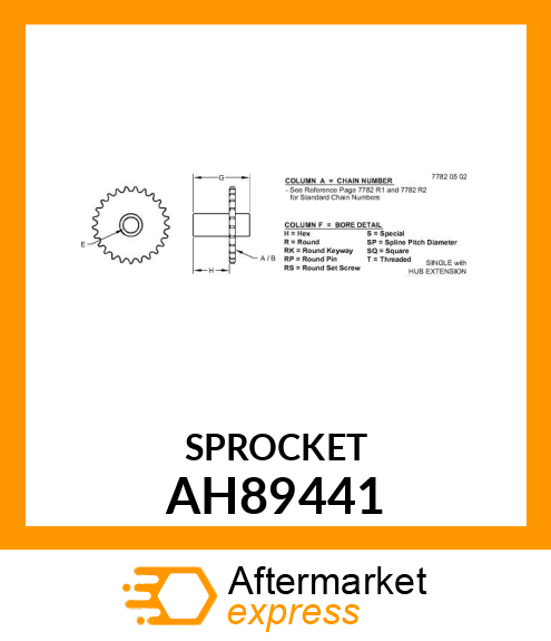 Chain Sprocket AH89441