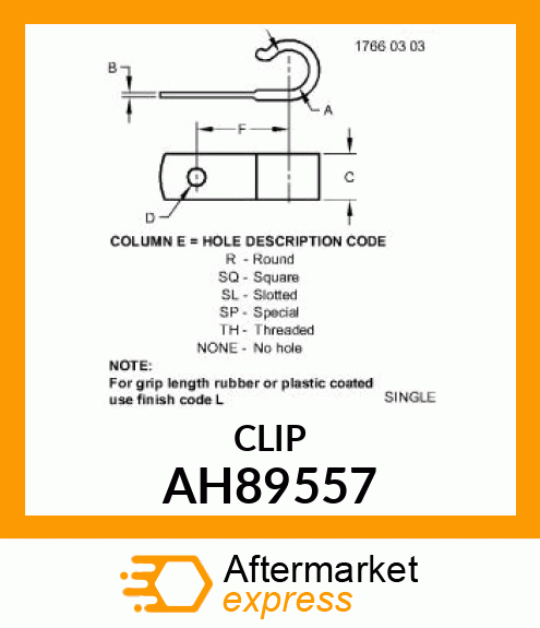 CLAMP ASSY AH89557