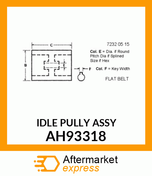 IDLER ASSY AH93318