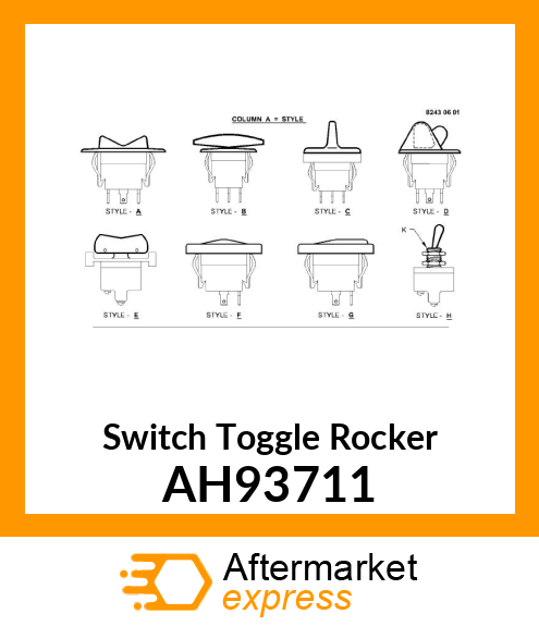 Switch Toggle Rocker AH93711