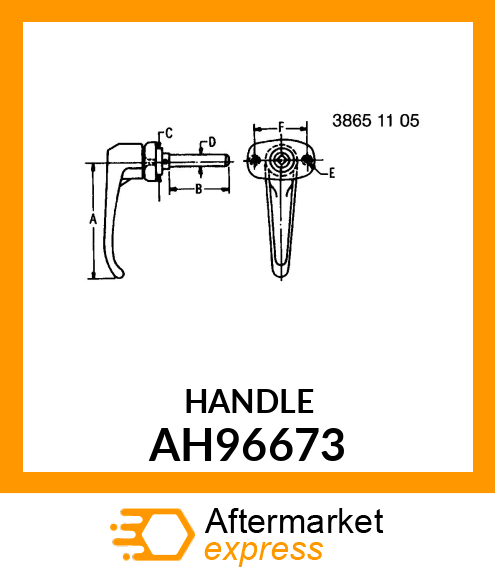 HANDLE ASSY AH96673