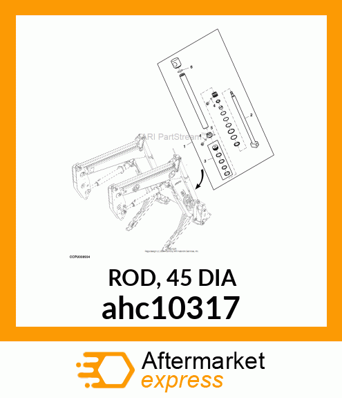 ROD, 45 DIA ahc10317