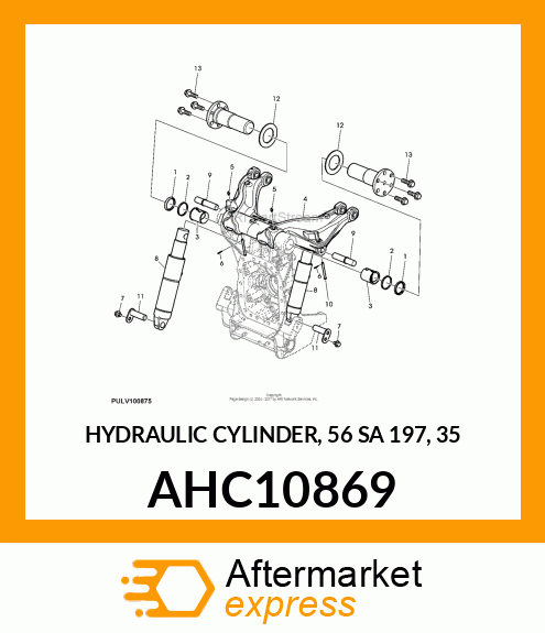 HYDRAULIC CYLINDER, 56 SA AHC10869