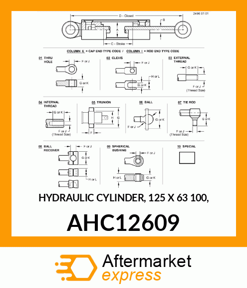 Hydraulic Cylinder AHC12609