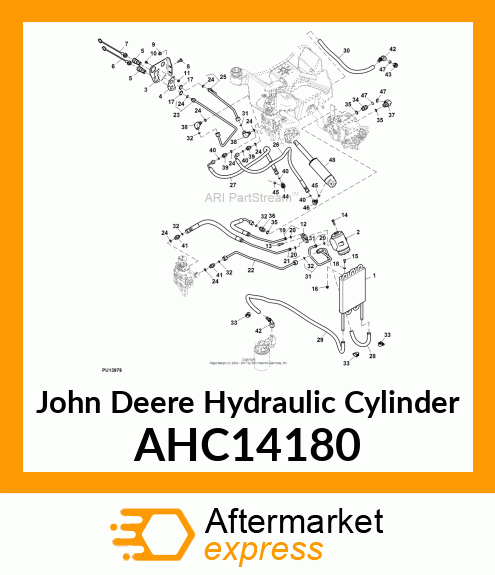 HYDRAULIC CYLINDER, 50X25 AHC14180