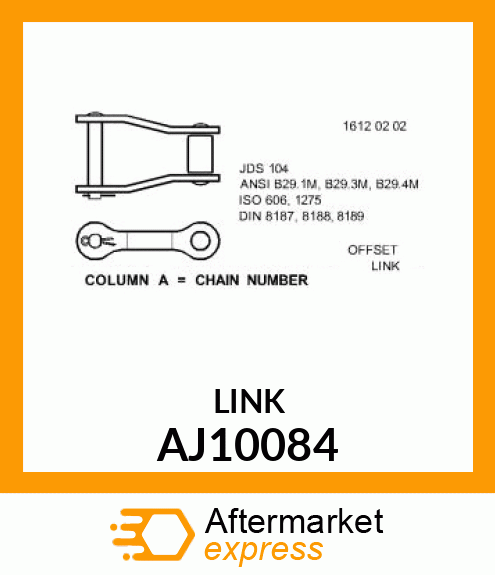 LINK ASSEMBLY (CHAIN) AJ10084