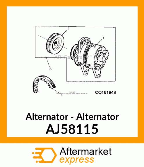 Alternator AJ58115