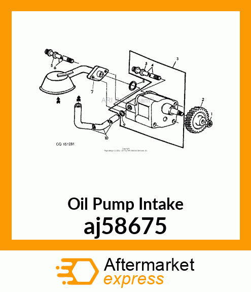 Oil Pump Intake aj58675