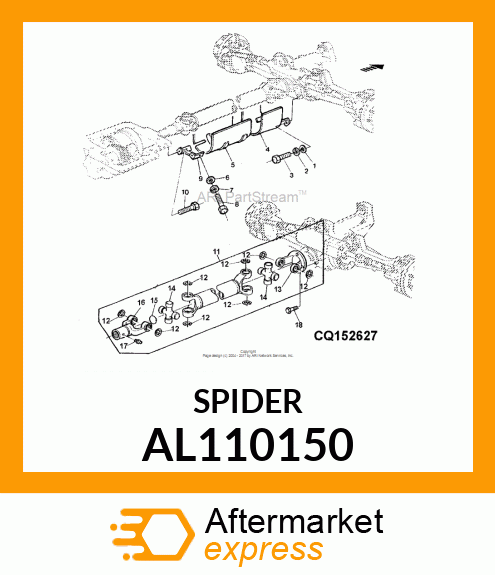 CROSS AND BEARING ASSY. AL110150