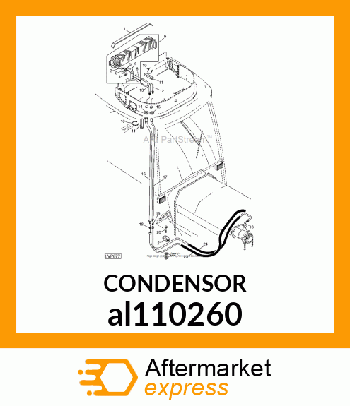 EVAPORATOR,HEAT EXCHANGER ASSY. al110260