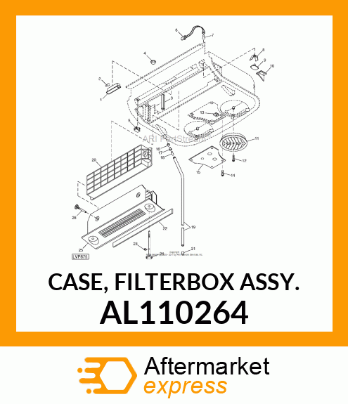 CASE, FILTERBOX ASSY. AL110264