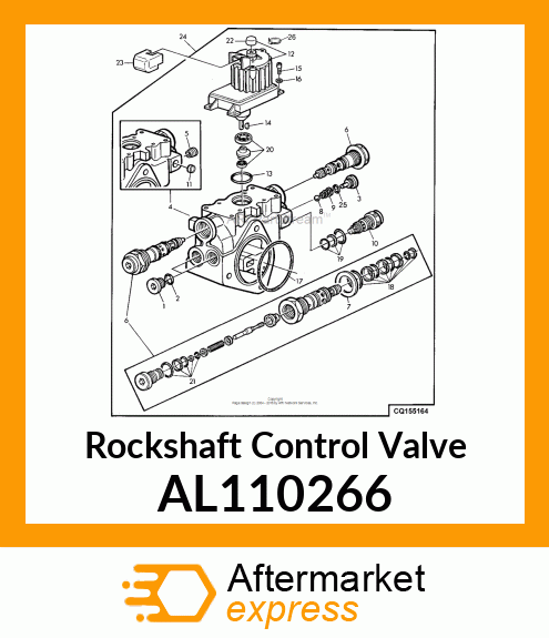 Rockshaft Unit - KRAFTHEBERVENTIL ZSB. AL110266