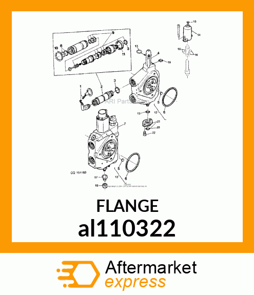 FLANGE, ASSY SELECTIVE CONTROL VALV al110322