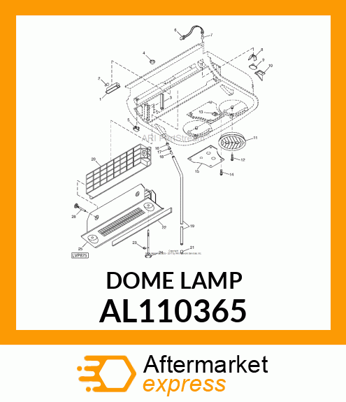 DOME LAMP AL110365