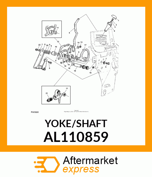 SHIFTER ROD ASSY AL110859