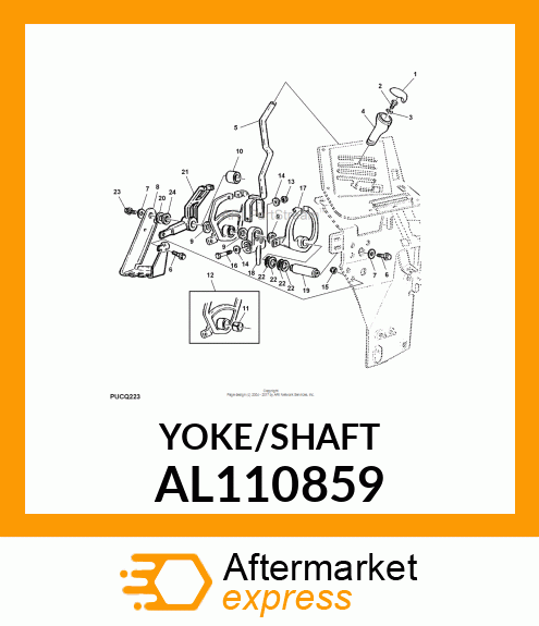 SHIFTER ROD ASSY AL110859