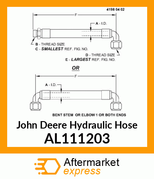 HOSE,HYDRAULIC AL111203