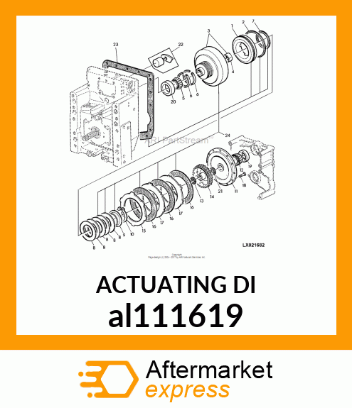 BRAKE ACTUATING DISK, DISK, ASSY al111619