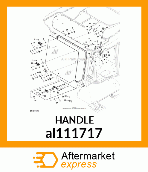 MOUNTING PARTS KIT,TILTABLE WINDOW al111717