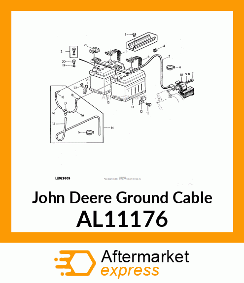 GROUND CABLE AL11176