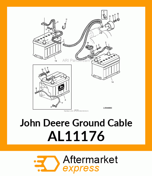 GROUND CABLE AL11176