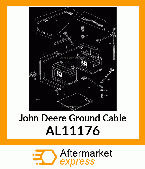 GROUND CABLE AL11176