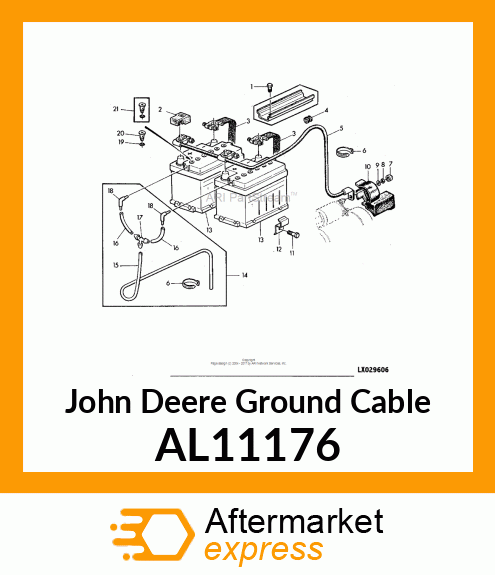 GROUND CABLE AL11176