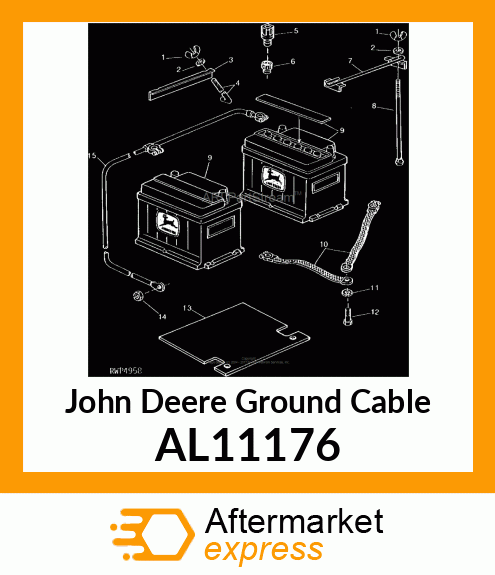 GROUND CABLE AL11176