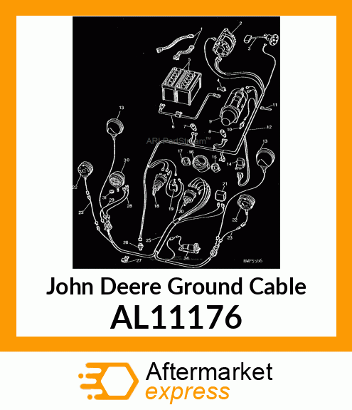 GROUND CABLE AL11176