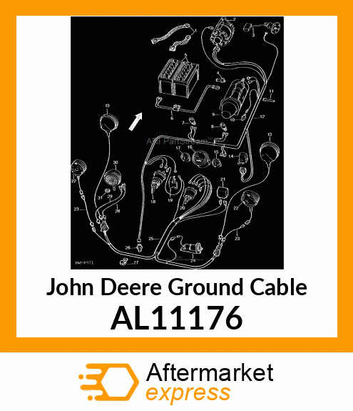 GROUND CABLE AL11176