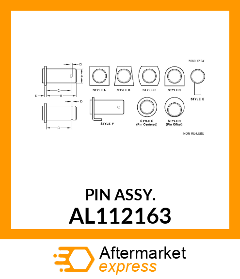 PIN ASSY. AL112163