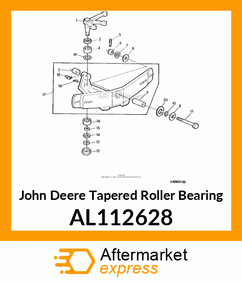 TAPER ROLLER BEARING AL112628