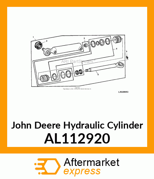 HYDRAULIC CYLINDER,STEERING AL112920