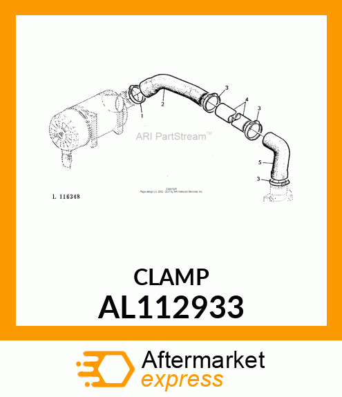 CLAMP, HOSE 80 AL112933