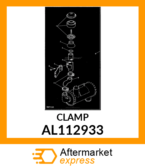 CLAMP, HOSE 80 AL112933