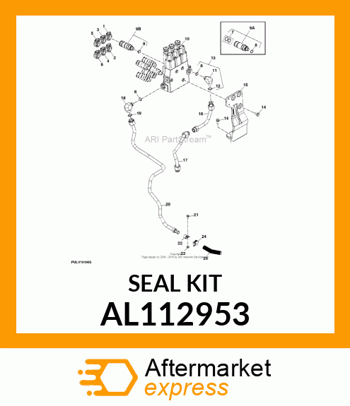 SEAL KIT, QUICK COUPLER AL112953