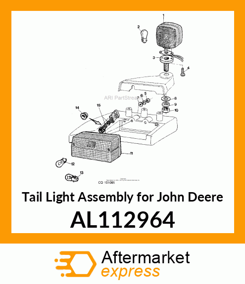 LAMP, TAIL, ECE AND SAE W/ STOPLI AL112964