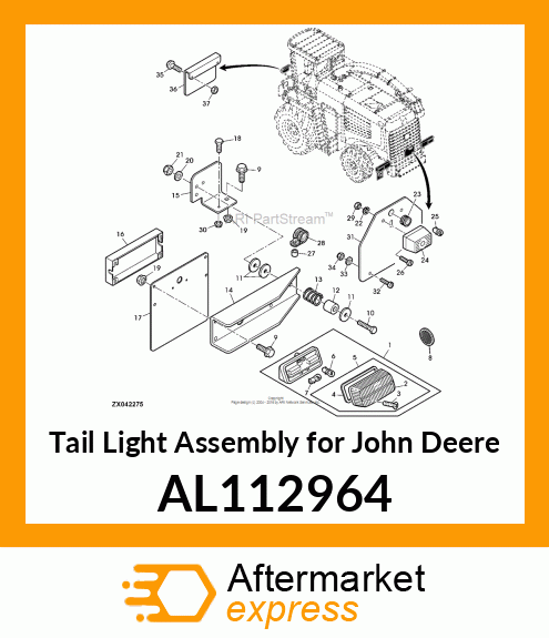 LAMP, TAIL, ECE AND SAE W/ STOPLI AL112964