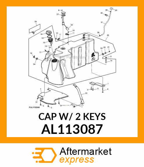 FILLER CAP AL113087