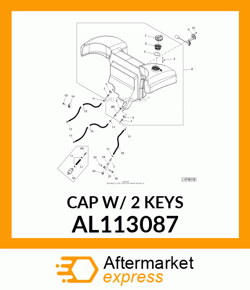 FILLER CAP AL113087