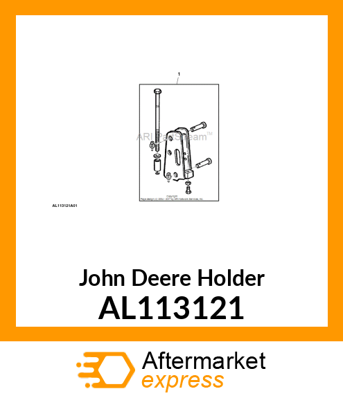 HOLDER, BRACKET, CENTER LINK / 900/ AL113121