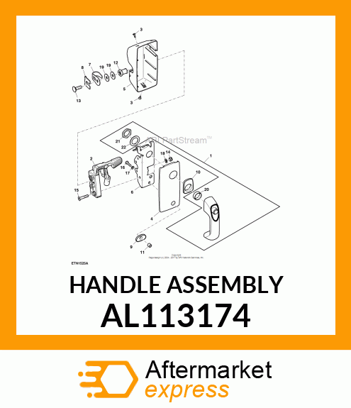HANDLE, OUTER, ASSY. AL113174