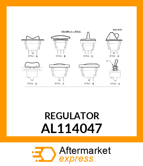 SWITCH,ROCKER, BEACON LIGHT AL114047